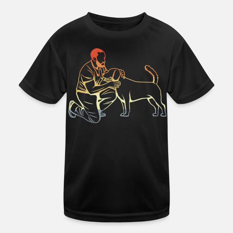 Tierarzt - Kinder Funktions-T-Shirt - Schwarz