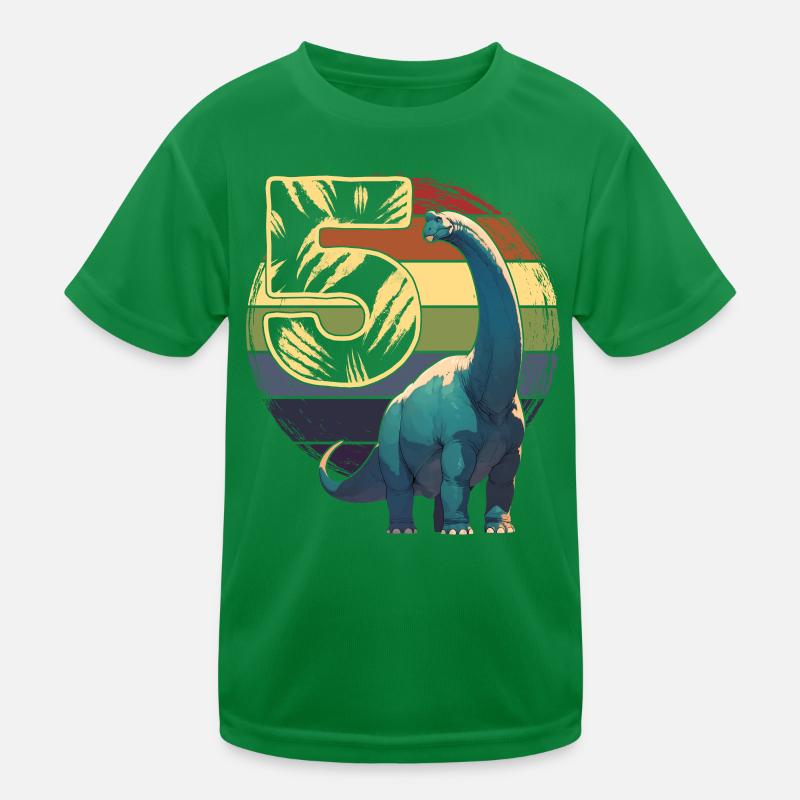 Brachiosaurus 5 ans 5e anniversaire T-shirt sport Enfant
