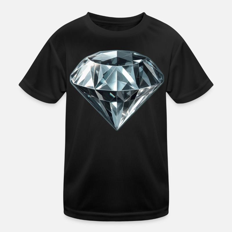 Precious Diamond Gemstone Kids Functional T-Shirt