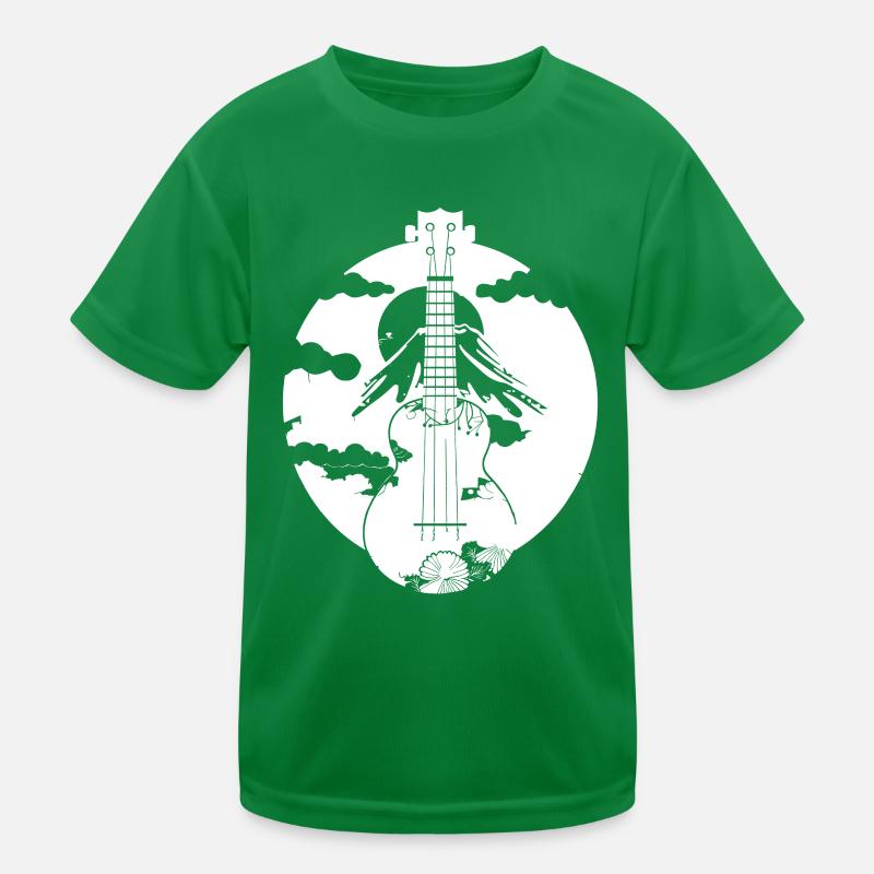 Ukulele Grafik Kinder Funktions-T-Shirt