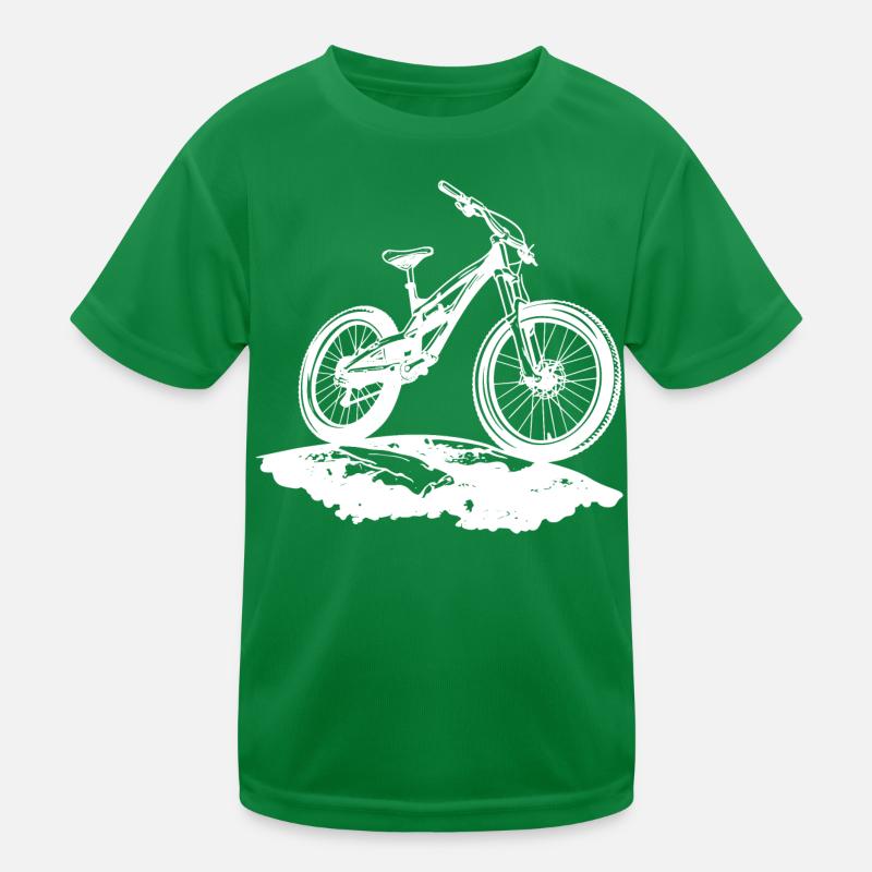Mountainbiker Kinder Funktions-T-Shirt