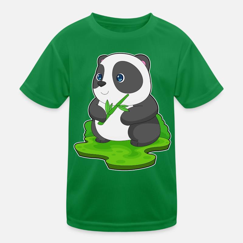 Panda Bambou T-shirt sport Enfant