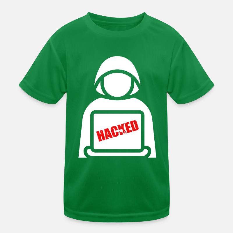Hacker im Schatten Kinder Funktions-T-Shirt