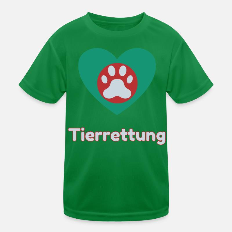 Tierrettung Kinder Funktions-T-Shirt