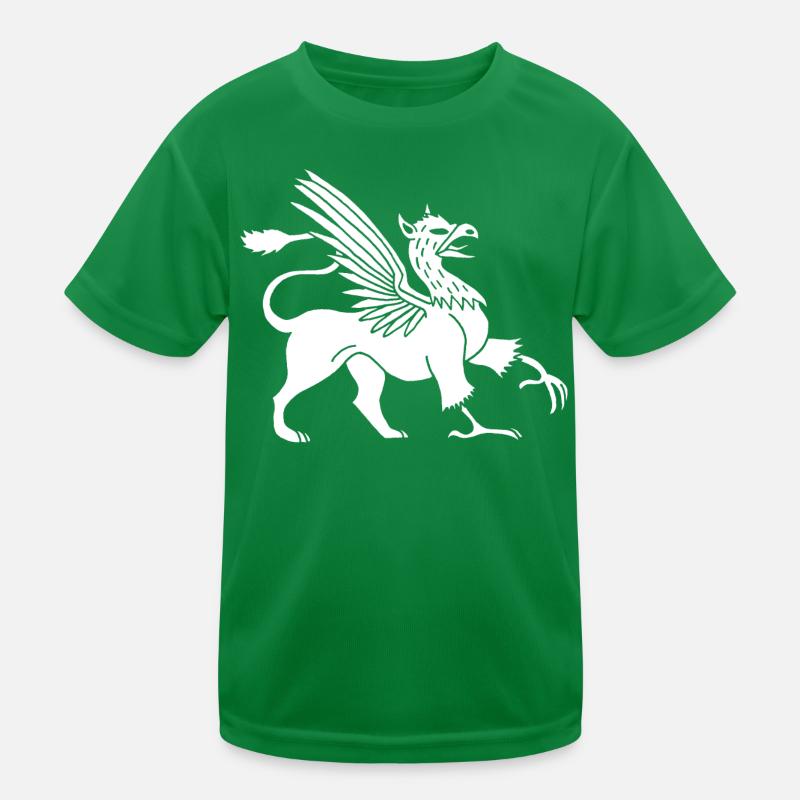 Griffon blanc T-shirt sport Enfant