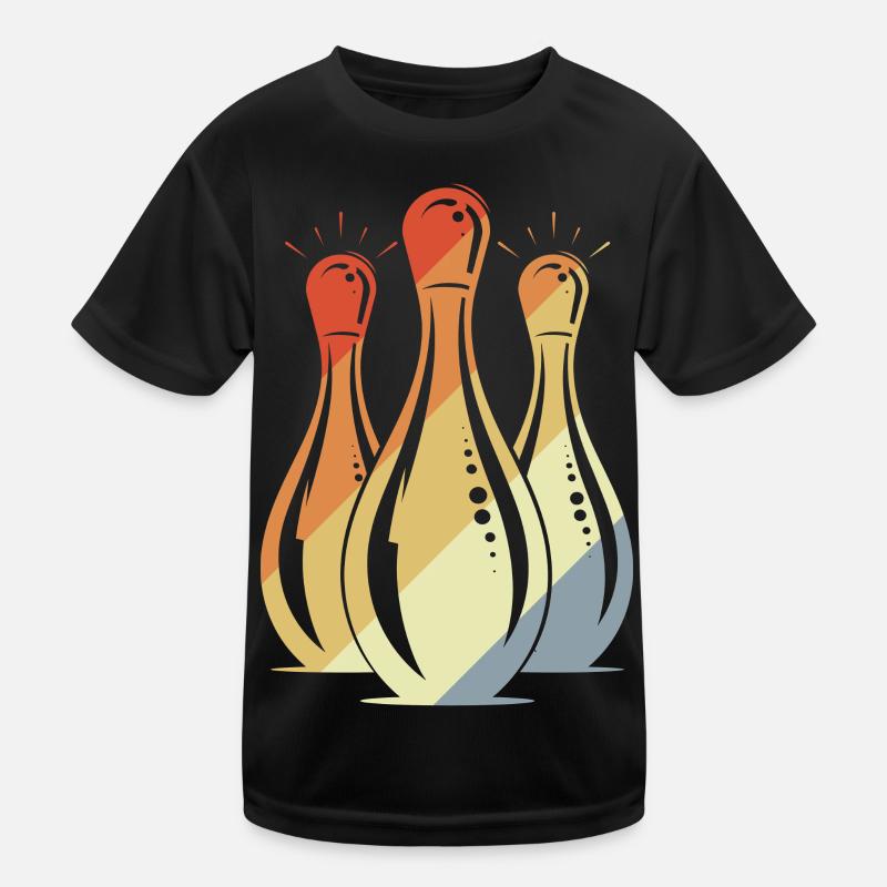 Bowling Graphic Look rétro T-shirt sport Enfant