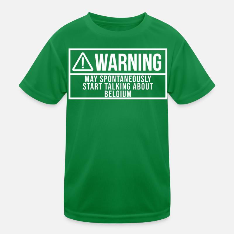 Belgien Kinder Funktions-T-Shirt