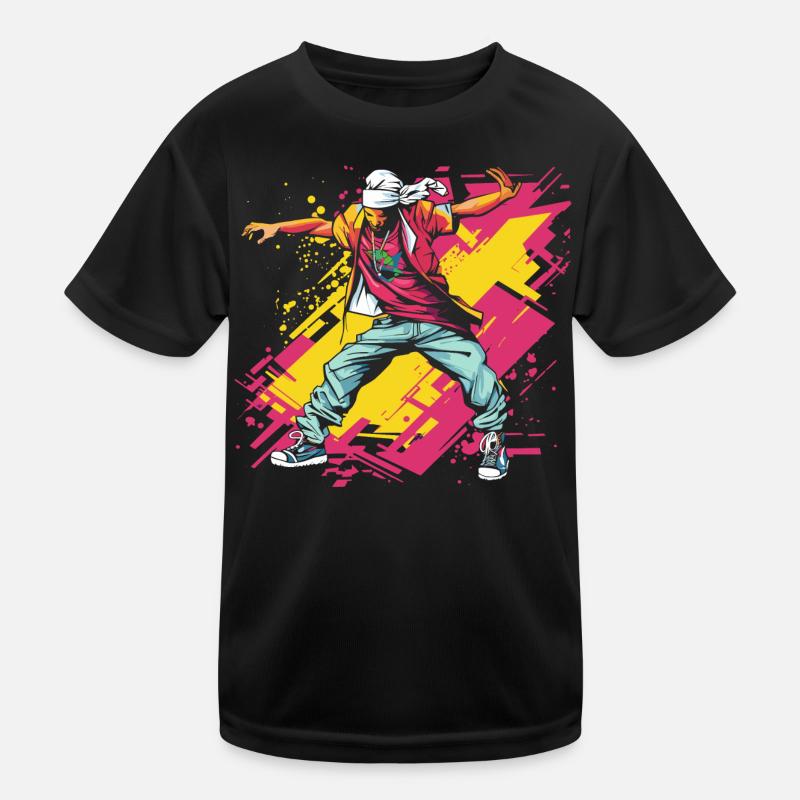 Breakdancer Graffiti T-shirt sport Enfant
