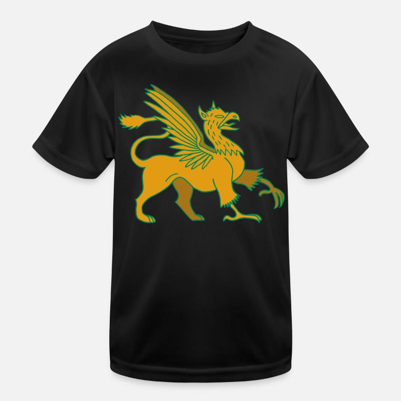 Fabelhaftes Tier, der Greif Kinder Funktions-T-Shirt