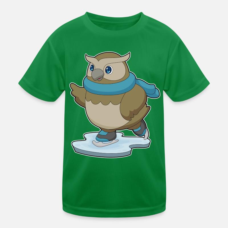 Owl patins à glace T-shirt sport Enfant