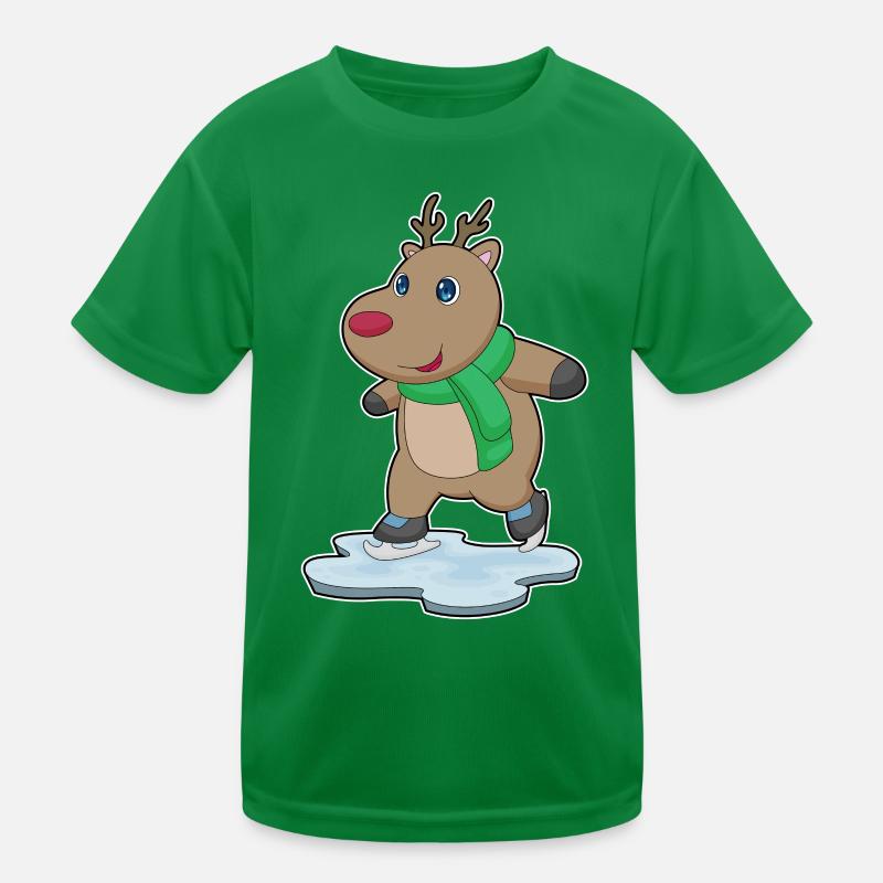 Patins à glace renne T-shirt sport Enfant