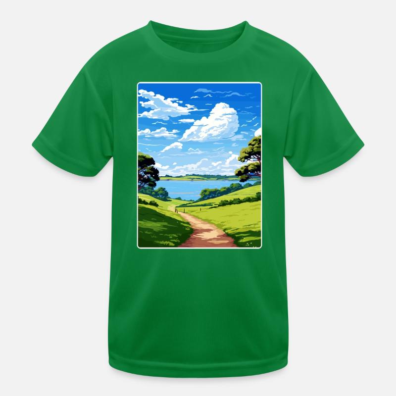 Parc national du mont Edgcumbe, Cornouailles, Angleterre T-shirt sport Enfant