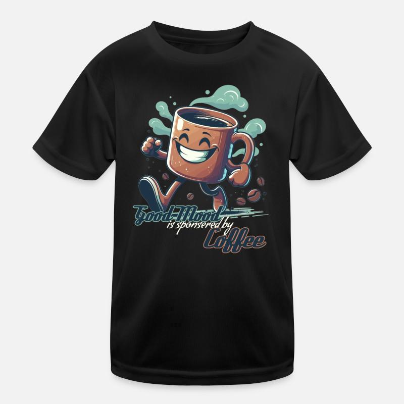 Good mood coffee mug gift Kids Functional T-Shirt
