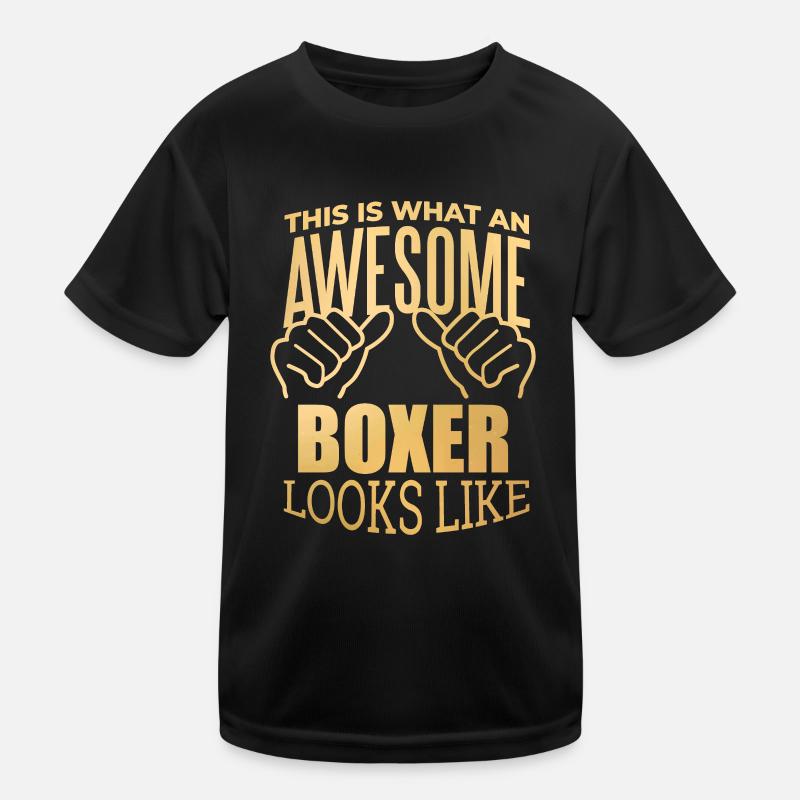 Boxen Kinder Funktions-T-Shirt