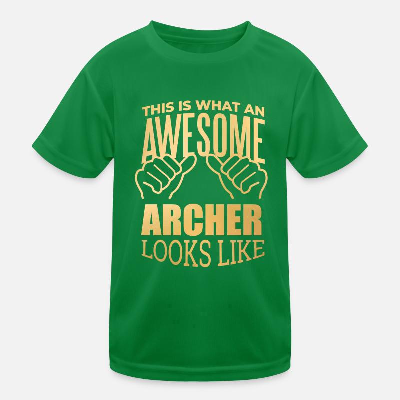 Bogenschießen Kinder Funktions-T-Shirt