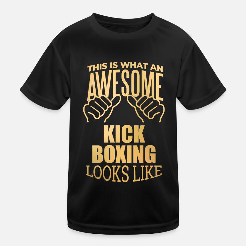 Kickboxer Kinder Funktions-T-Shirt