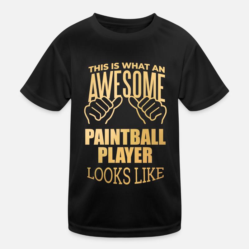 Paintball Kinder Funktions-T-Shirt