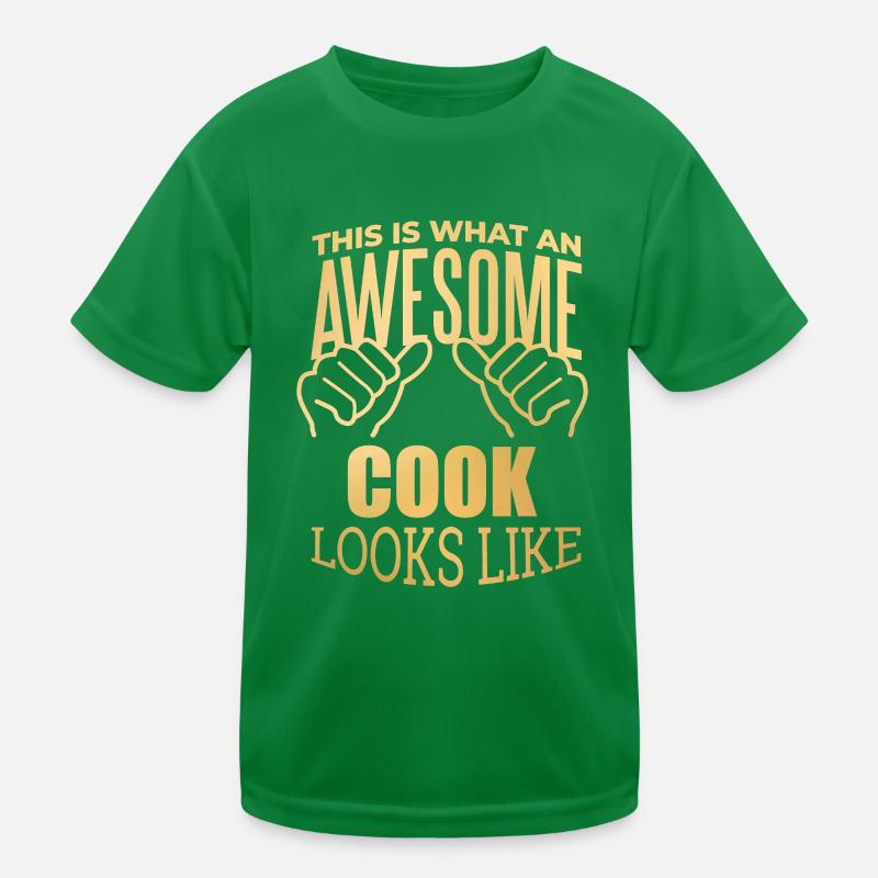 Kochen Kinder Funktions-T-Shirt