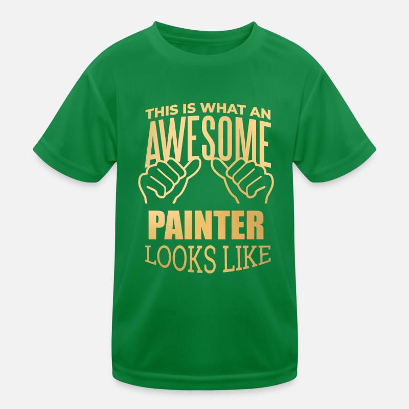 Maler Kinder Funktions-T-Shirt