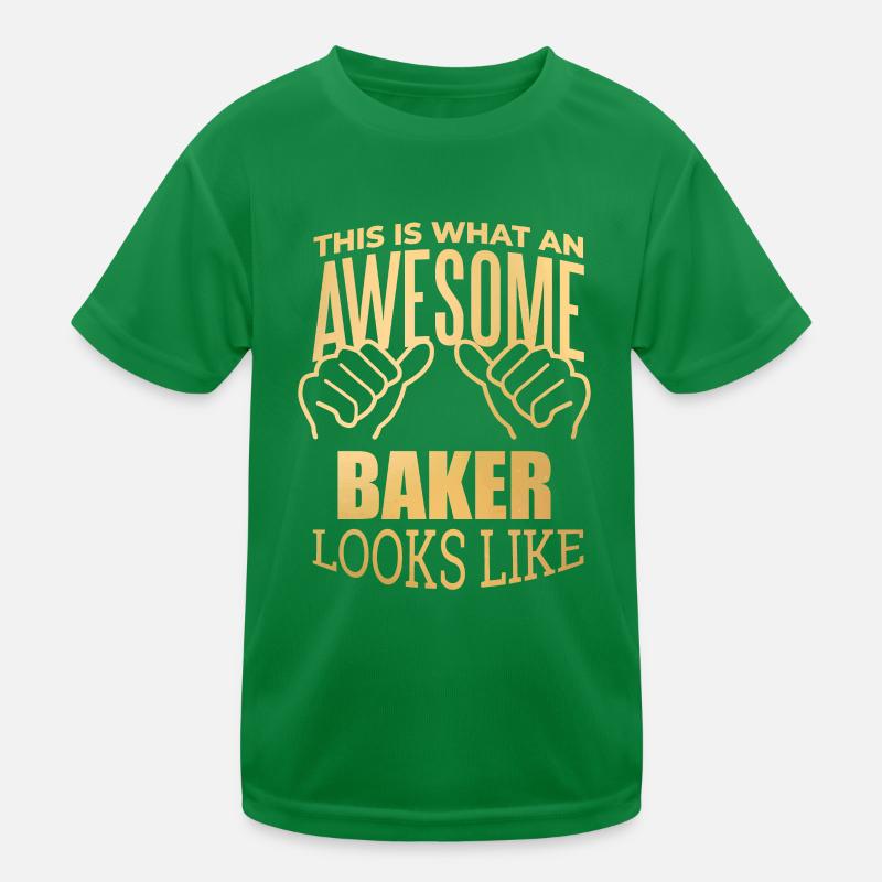 Backen Kinder Funktions-T-Shirt