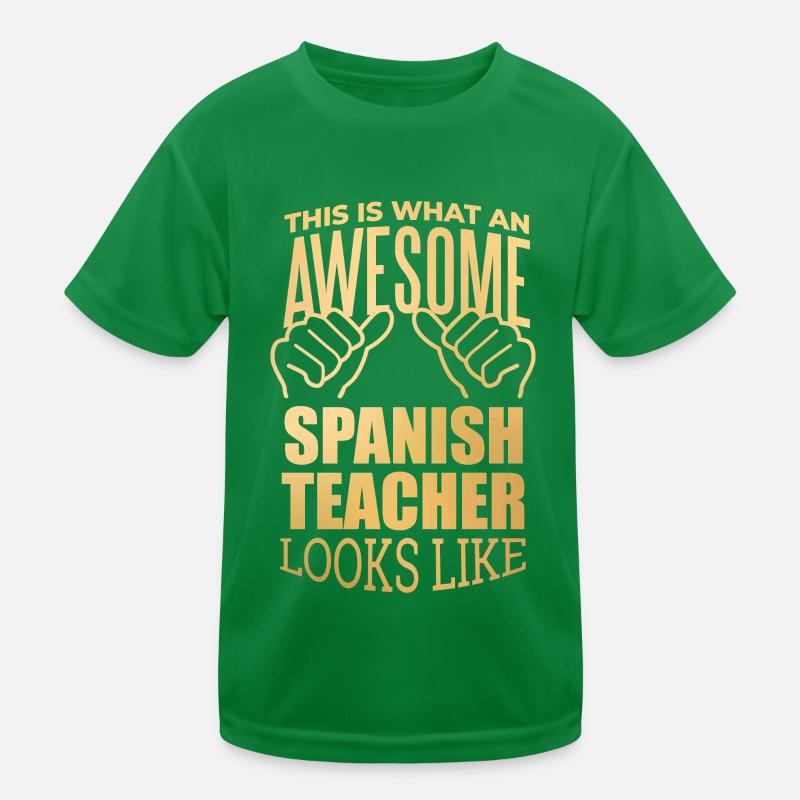 Spanisch Kinder Funktions-T-Shirt