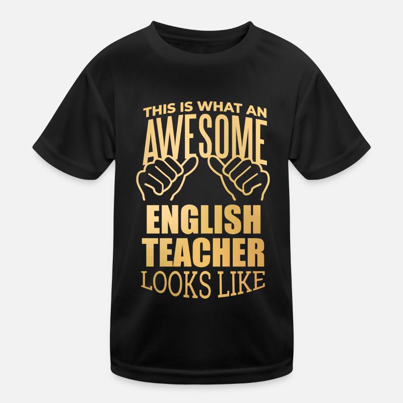 Englisch Kinder Funktions-T-Shirt