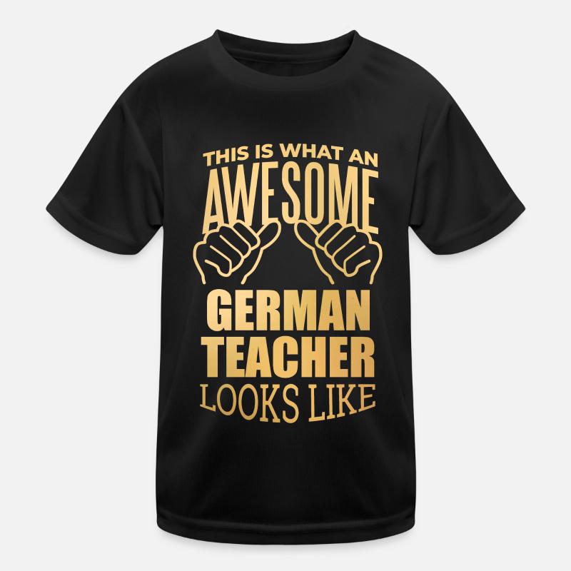 Deutsch Kinder Funktions-T-Shirt
