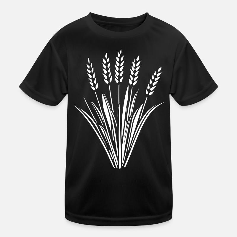 5 Ähren Getreide Weizen Kinder Funktions-T-Shirt