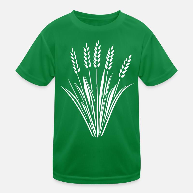 5 Ähren Getreide Weizen Kinder Funktions-T-Shirt