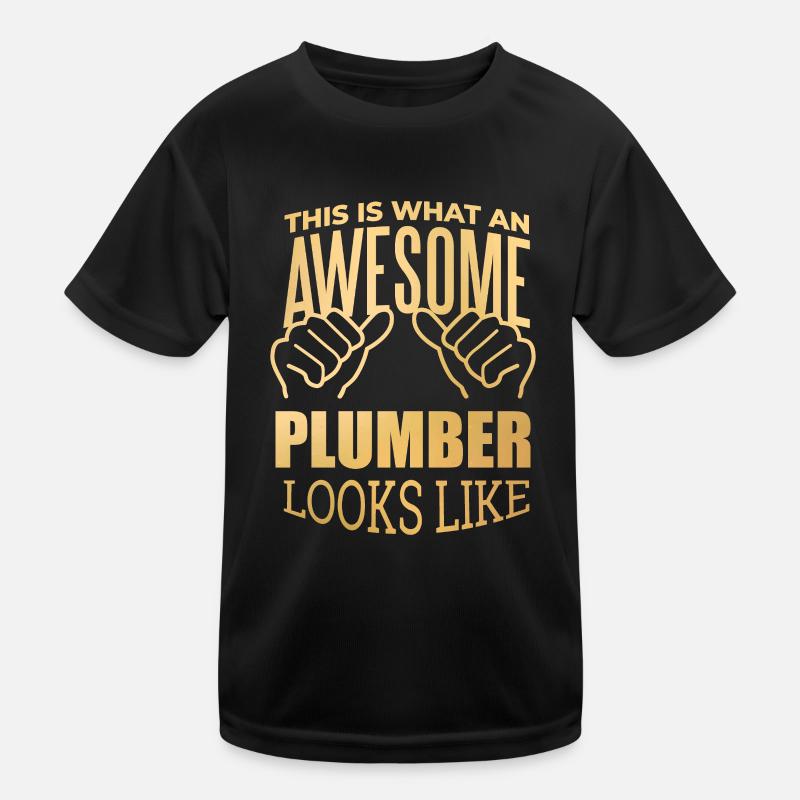 Klempner Kinder Funktions-T-Shirt