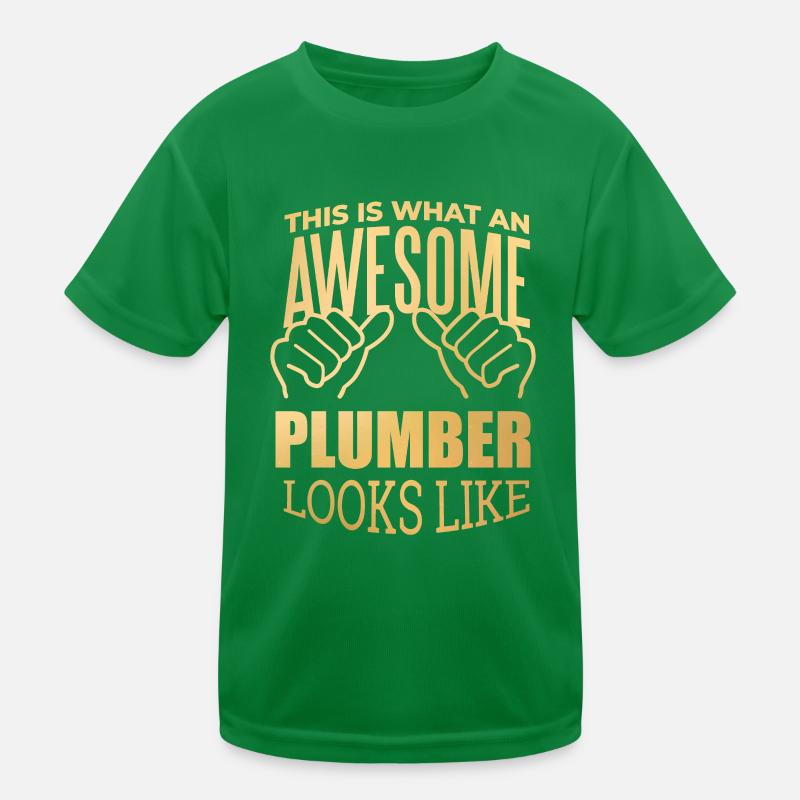 Klempner Kinder Funktions-T-Shirt