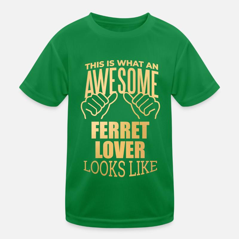 Frettchen Kinder Funktions-T-Shirt