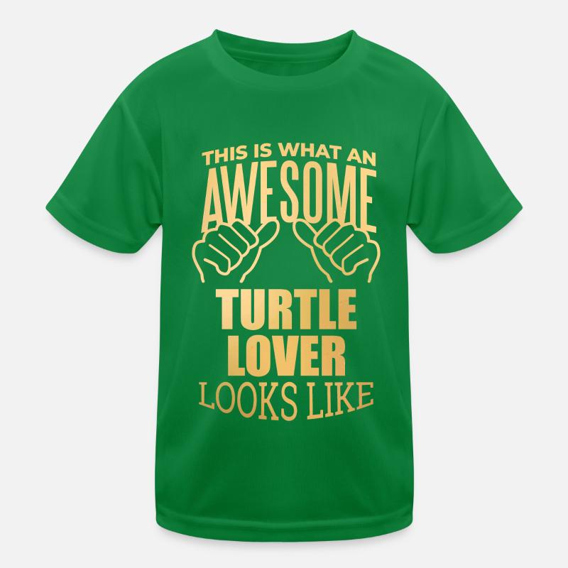 Schildkröte Kinder Funktions-T-Shirt