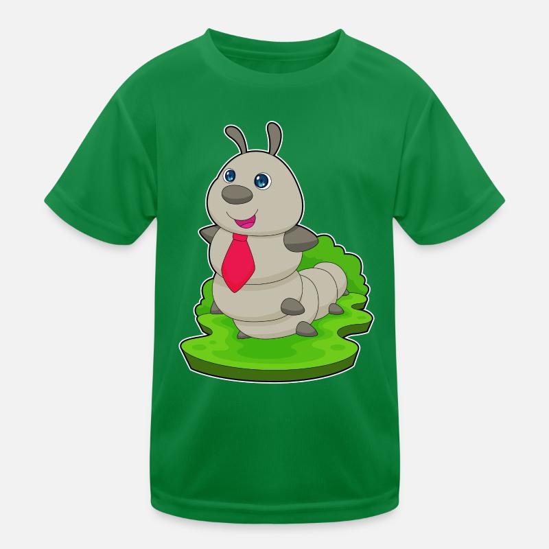 Raupe Krawatte Kinder Funktions-T-Shirt