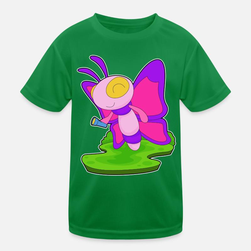 Lampe de poche papillon T-shirt sport Enfant