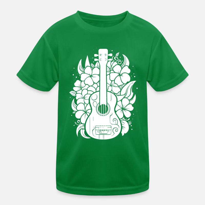 Ukulélé de dessin animé T-shirt sport Enfant