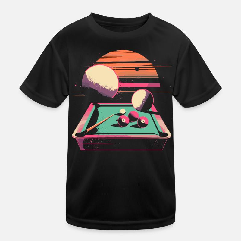 Billiards 90s Kids Functional T-Shirt