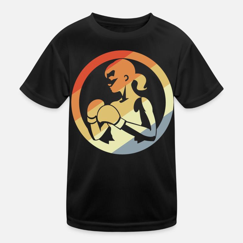 Retro Boxer Kids Functional T-Shirt