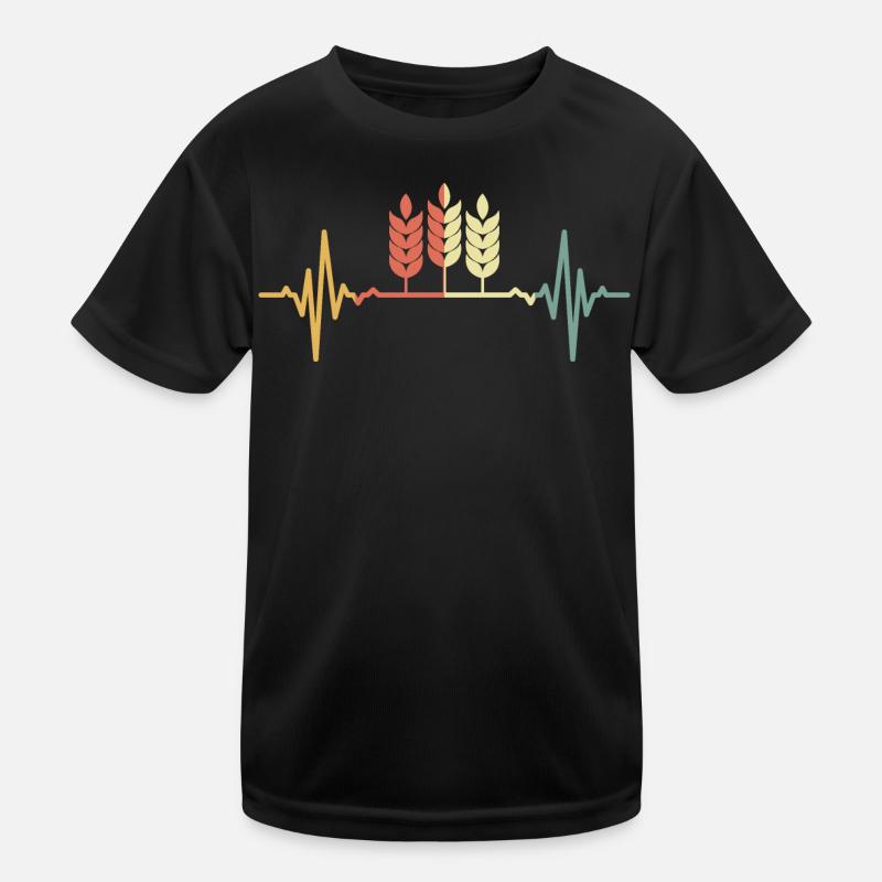 A heart beats for wheat Kids Functional T-Shirt