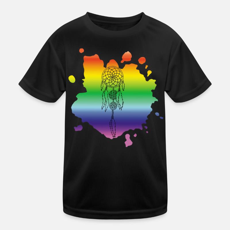 Attrape-rêve multicolore T-shirt sport Enfant