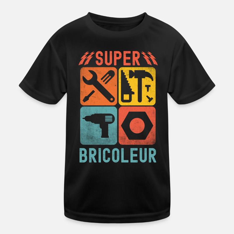 Super bricoleur T-shirt sport Enfant