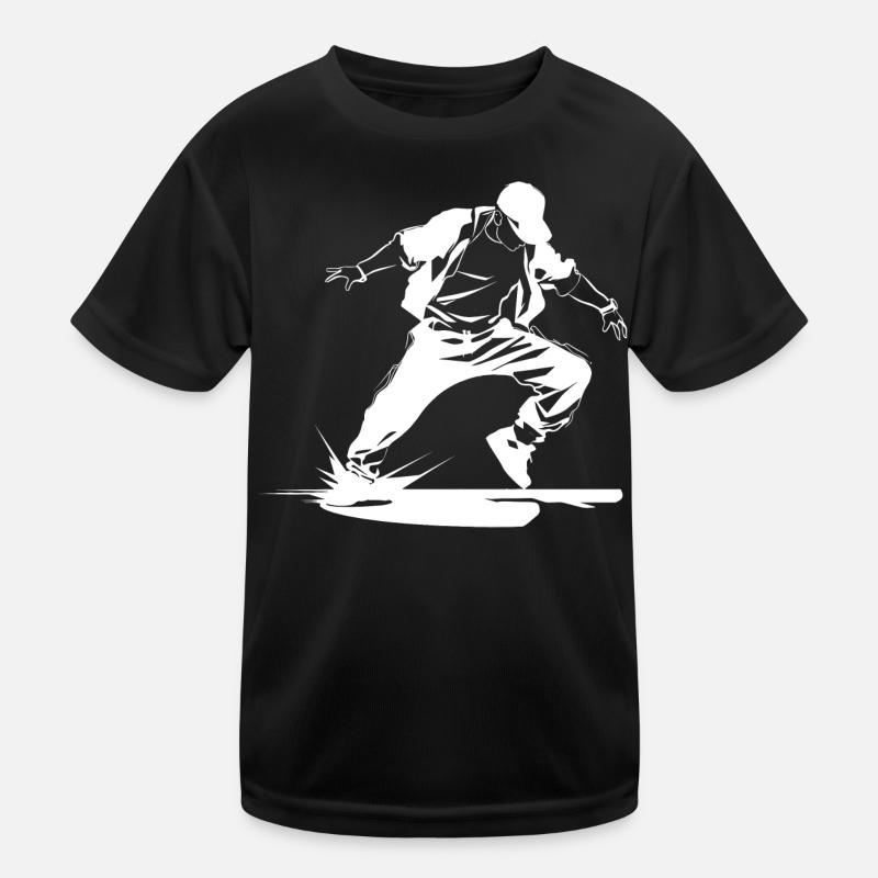 B-Boy Skizze Kinder Funktions-T-Shirt