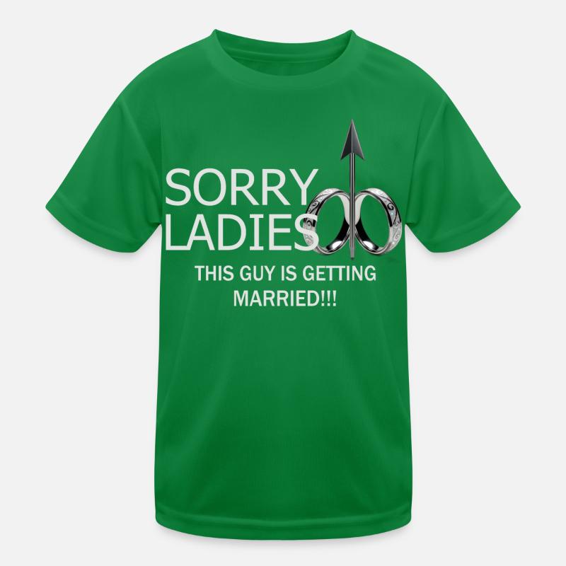 Mann wird Heiraten Kinder Funktions-T-Shirt