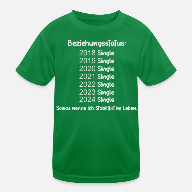 Beziehungsstatus Single Kinder Funktions-T-Shirt