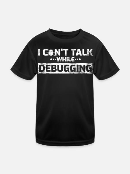 Software Developer Joke - Kids Functional T-Shirt - black - Front