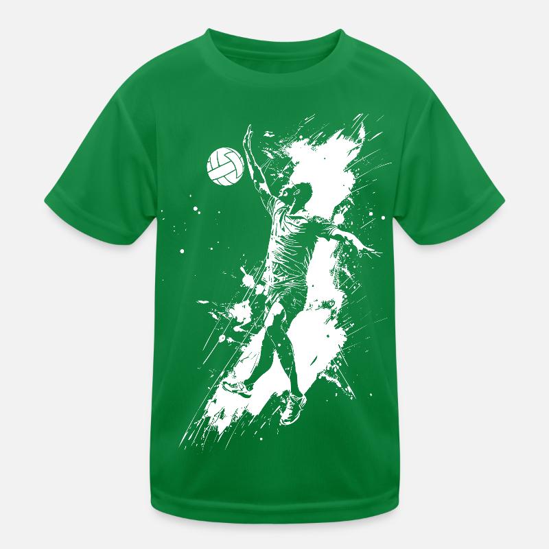 Volleyball player Kids Functional T-Shirt