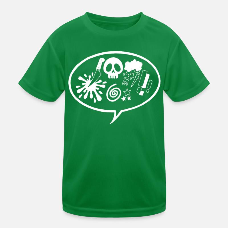 Comic (weiß) Kinder Funktions-T-Shirt