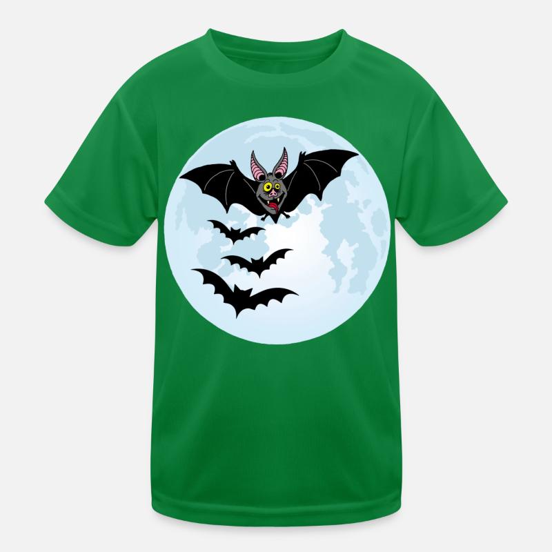 Fledermäuse, Vampire und der Mond Kinder Funktions-T-Shirt