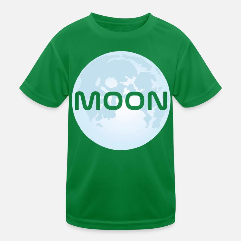 Mond Kinder Funktions-T-Shirt