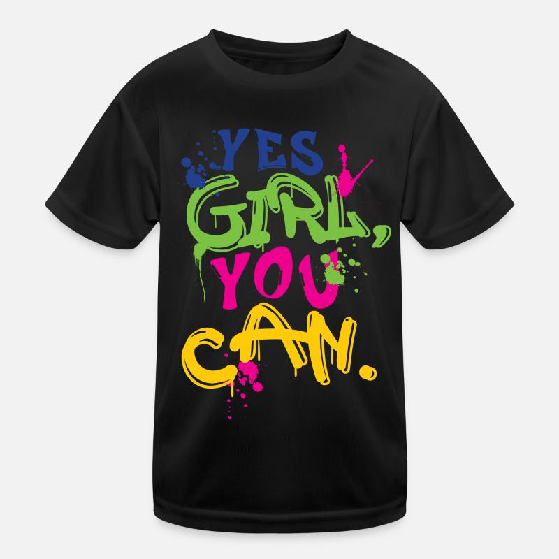 Girl power Kids Functional T-Shirt